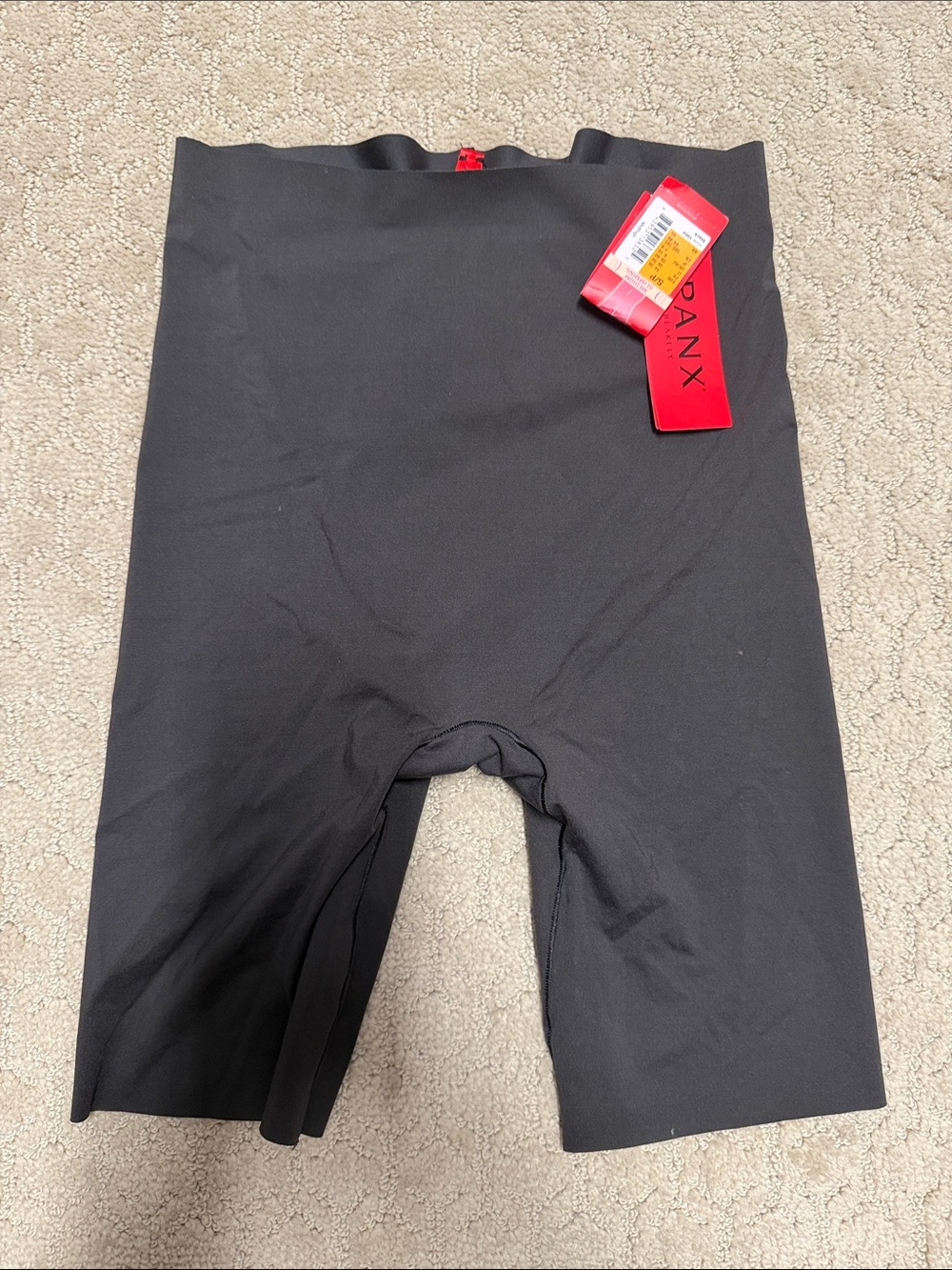 SPANX Black Mid-Thigh Shaping Shorts